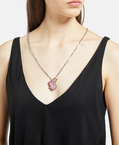 Swarovski řetízek s přívěskem Stříbrná 4