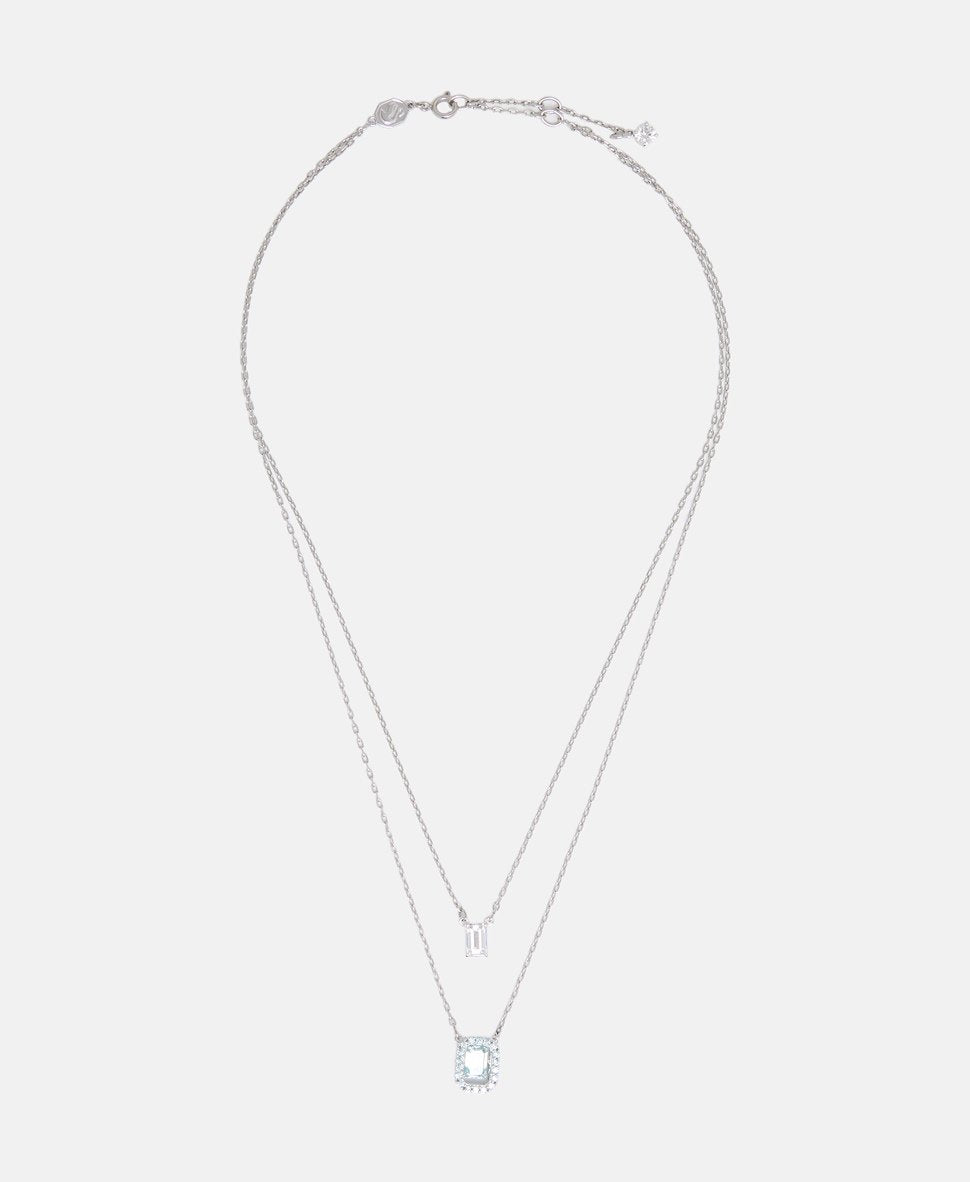 Swarovski řetízek s přívěskem Stříbrná 1