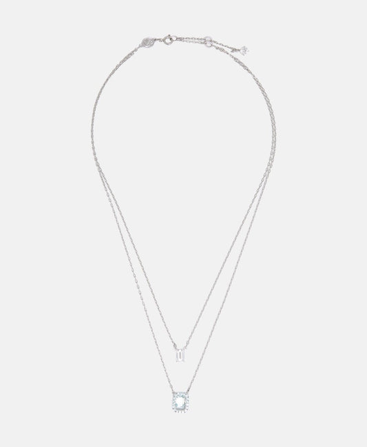 Swarovski řetízek s přívěskem Stříbrná 1