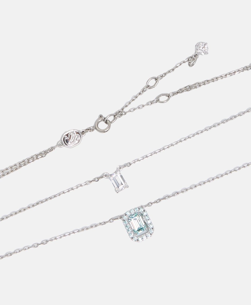 Swarovski řetízek s přívěskem Stříbrná 2