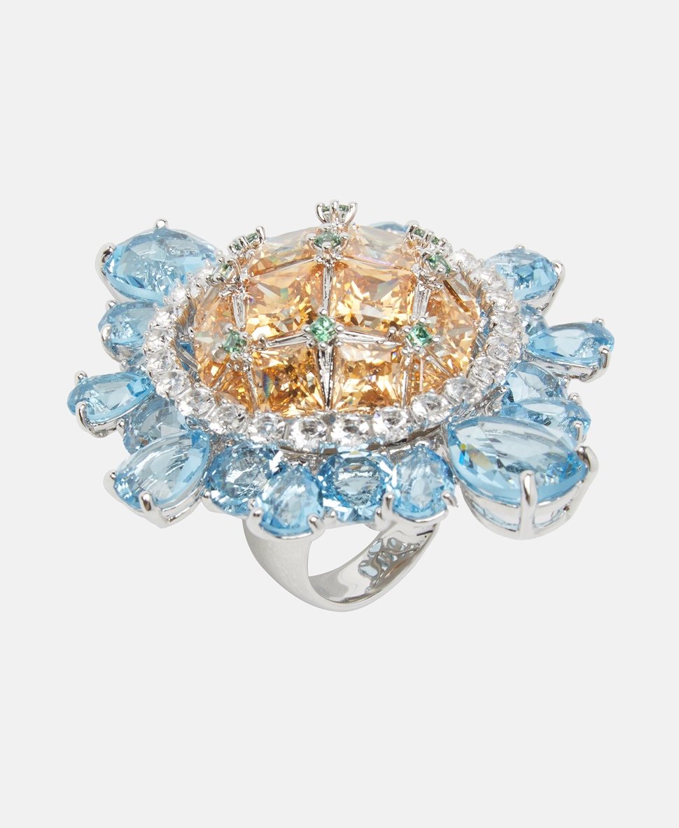 Swarovski prsten Modrá 2