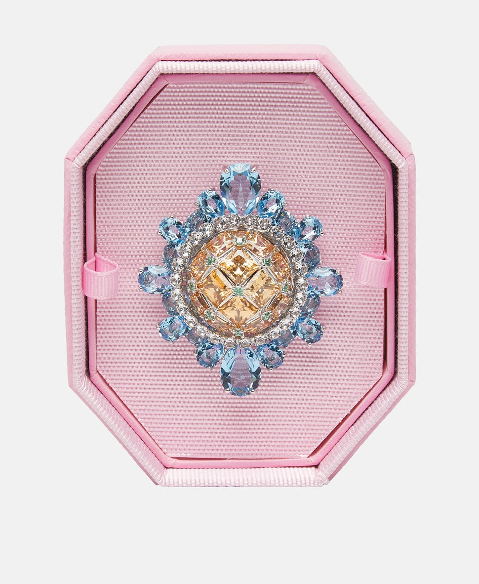 Swarovski prsten Modrá 3