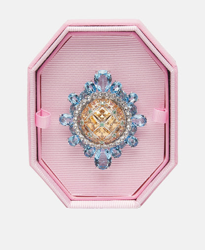 Swarovski prsten Modrá 3