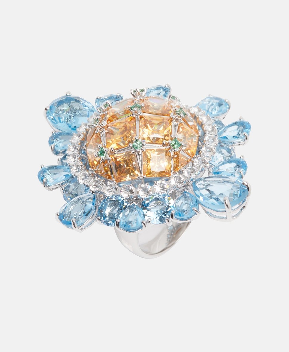 Swarovski prsten Modrá 2