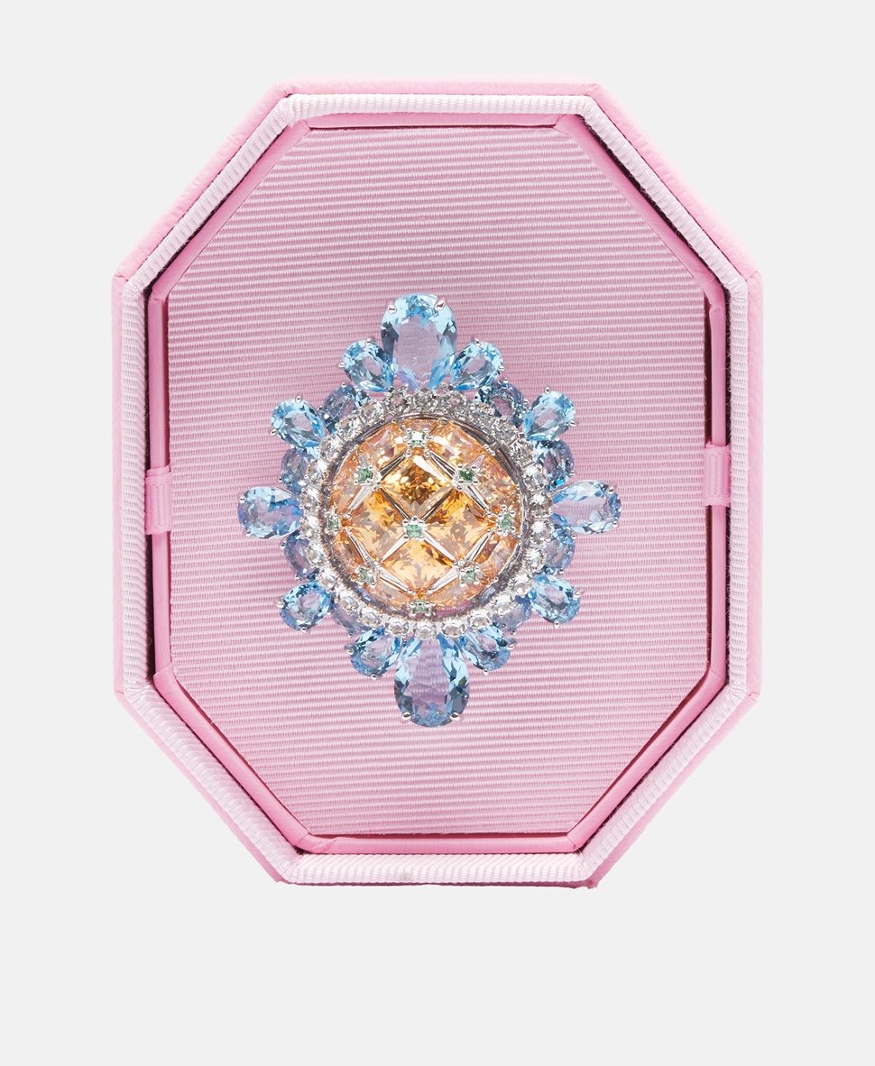 Swarovski prsten Modrá 3