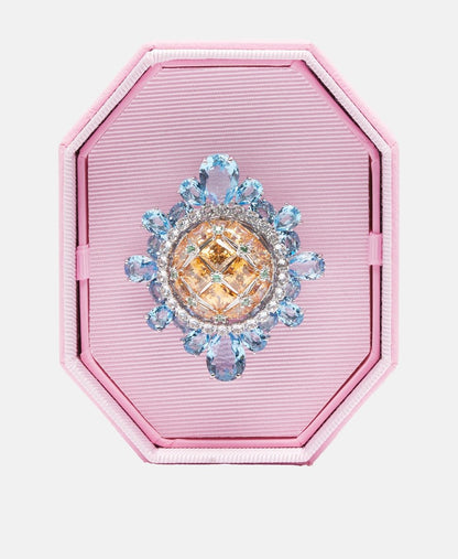 Swarovski prsten Modrá 3