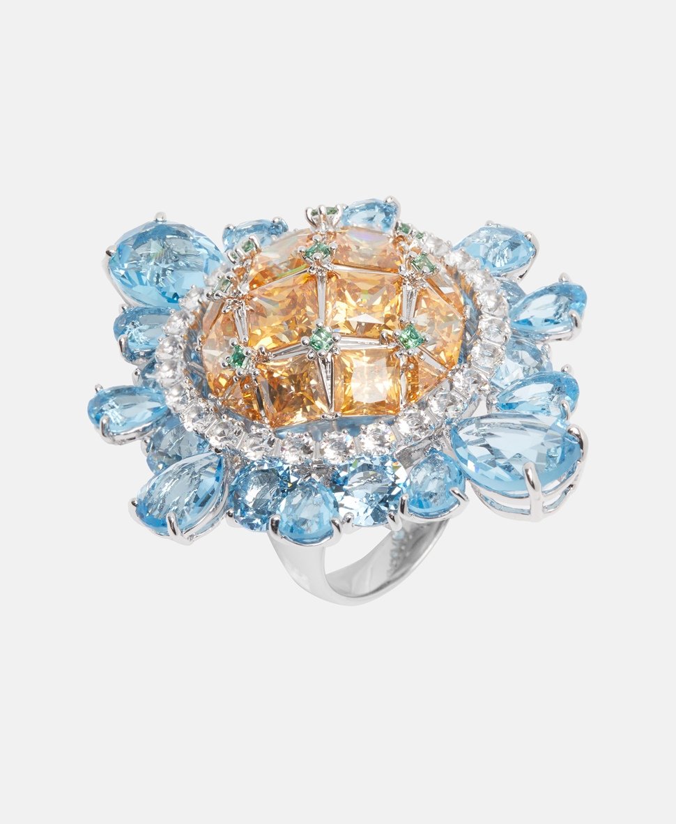 Swarovski prsten Modrá 2