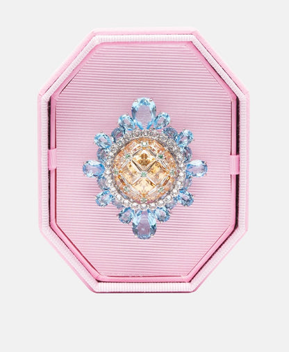 Swarovski prsten Modrá 3
