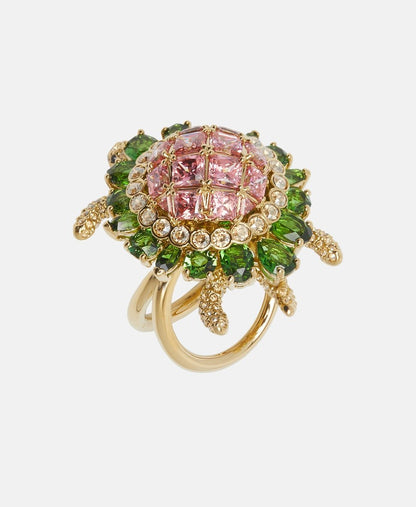Swarovski prsten Zlatá 2