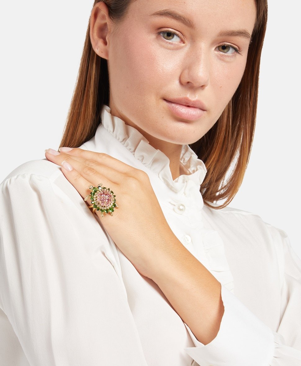 Swarovski prsten Zlatá 4