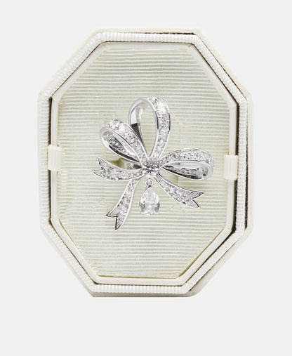 Swarovski prsten Stříbrná 3
