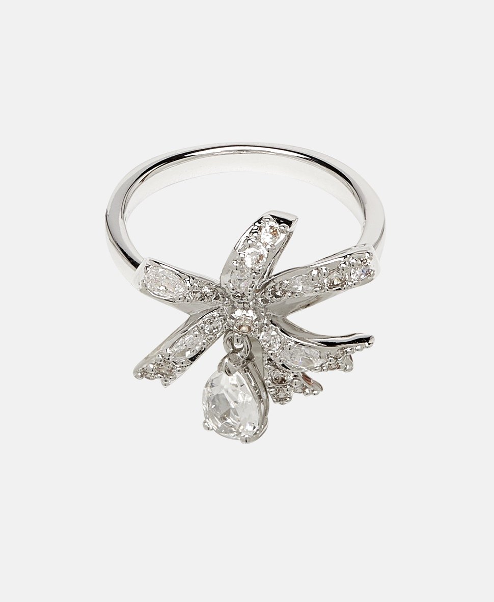 Swarovski prsten Stříbrná 1