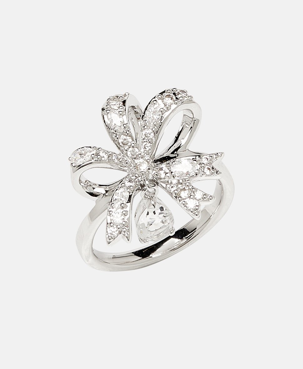 Swarovski prsten Stříbrná 2