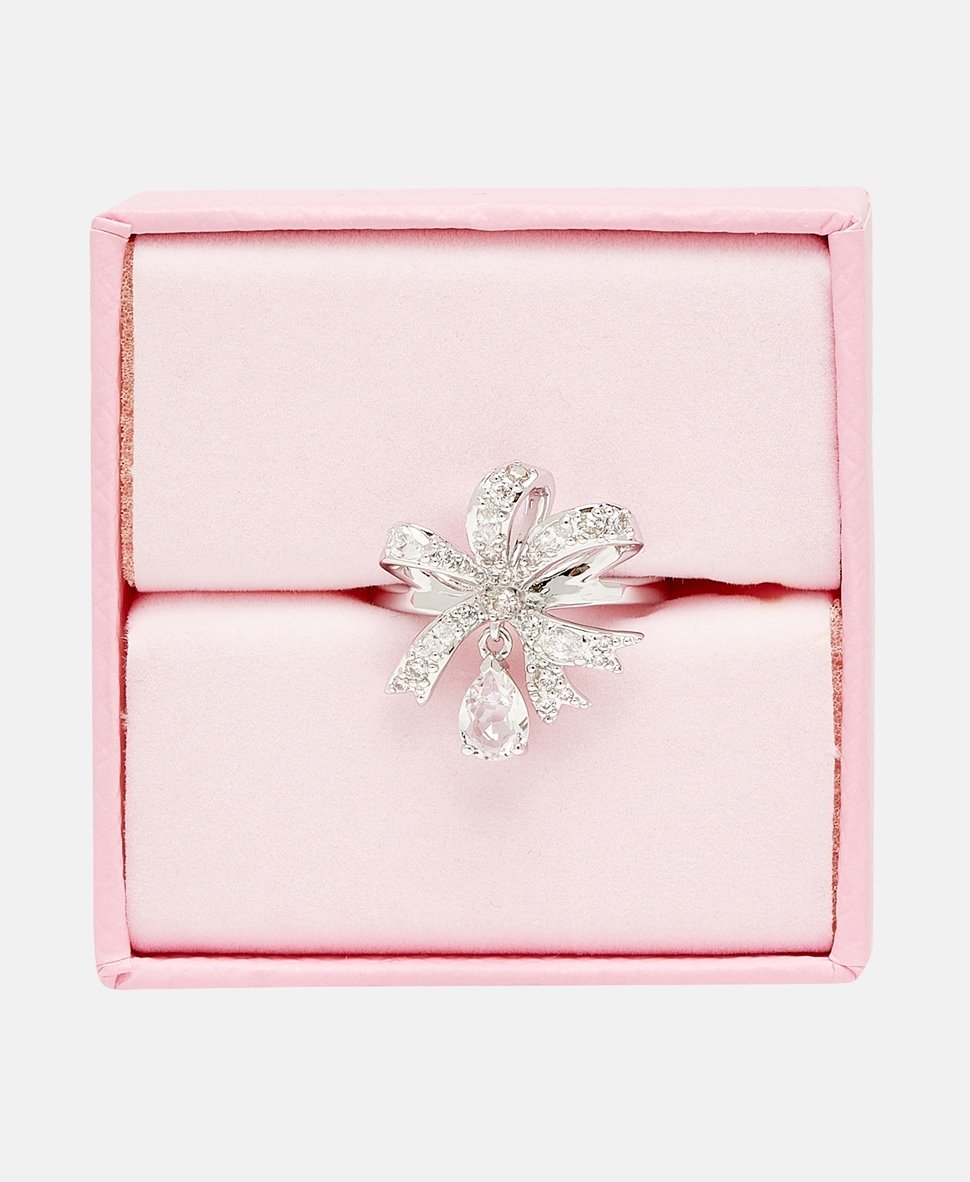 Swarovski prsten Stříbrná 3