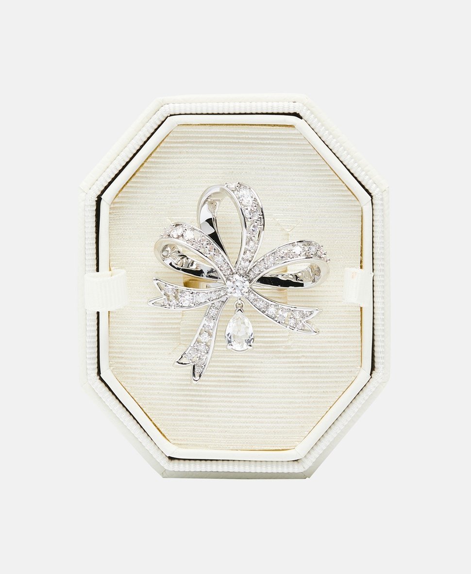 Swarovski prsten Stříbrná 3