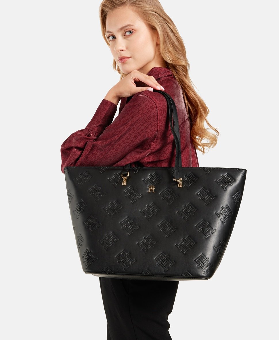 Tommy Hilfiger kabelka shopper Černá 5