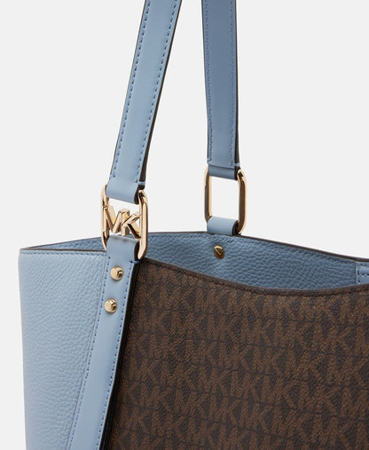 Michael Michael Kors kabelka tote Světle modrá 2