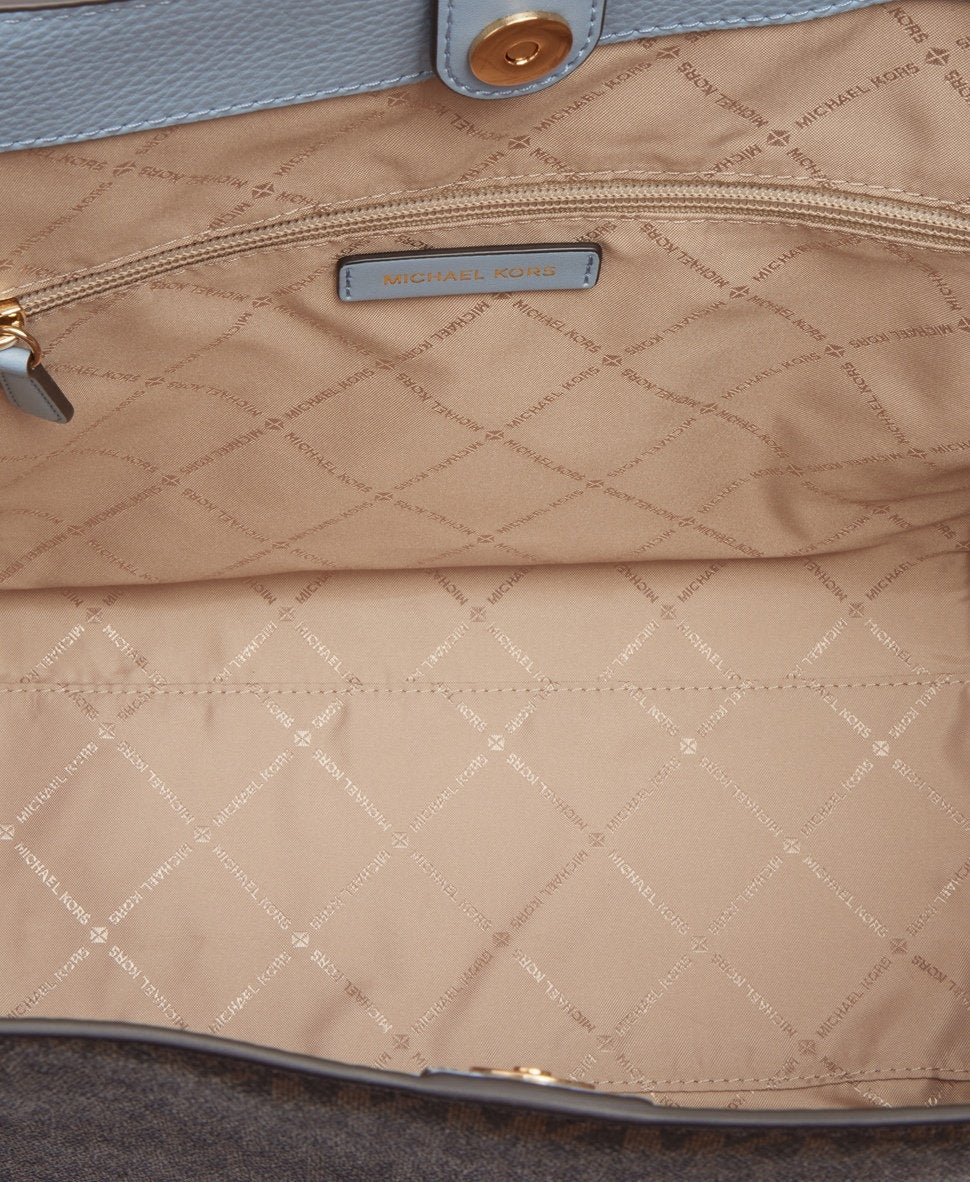 Michael Michael Kors kabelka tote Světle modrá 3