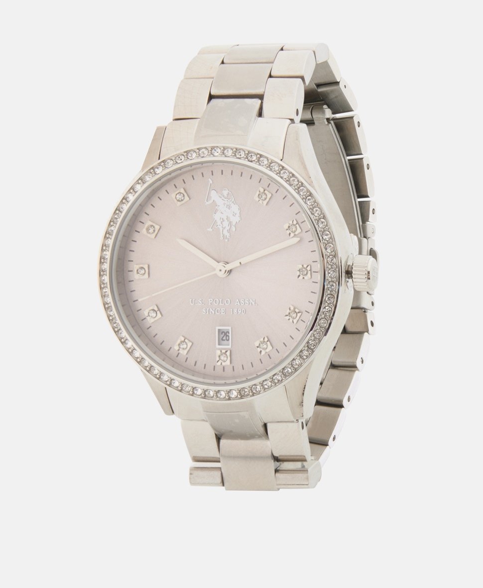U.S. Polo Assn. hodinky Stříbrná 1