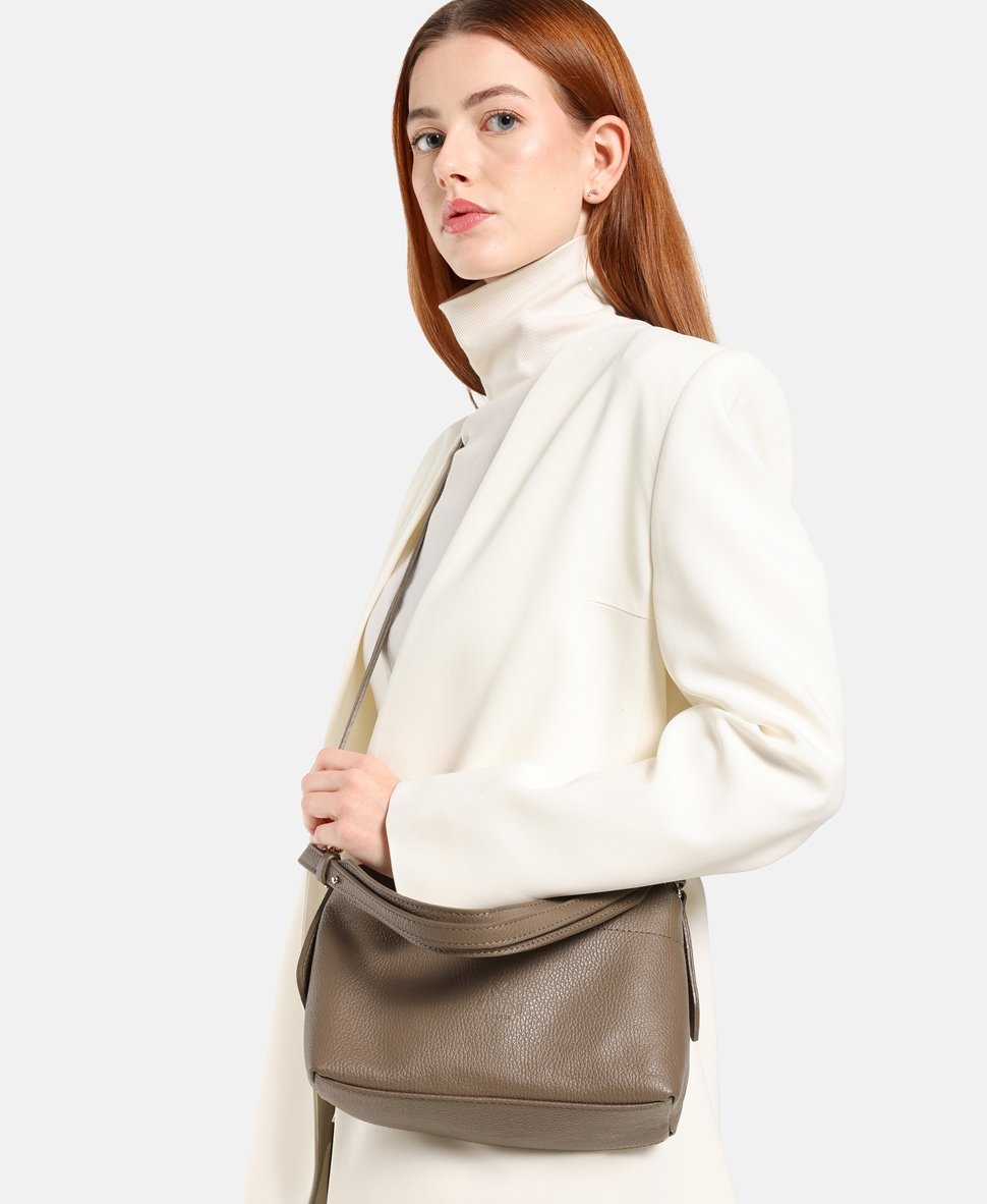 Santini Firenze kabelka přes rameno Taupe 5