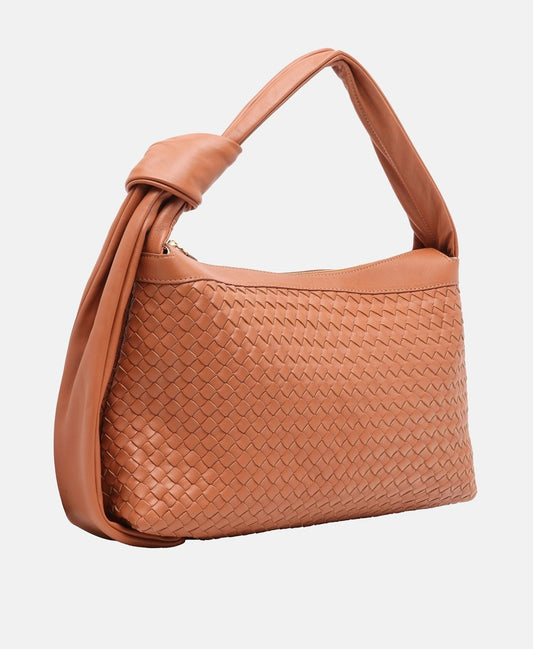 Santini Firenze Kožená kabelka přes rameno Camel 1