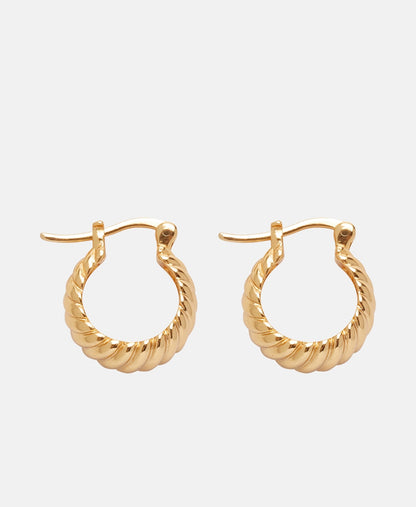 Lawrence Grey Jewelry Obručové náušnice Zlatá 2