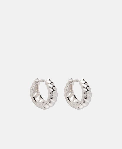 Lawrence Grey Jewelry Obručové náušnice Stříbrná 1