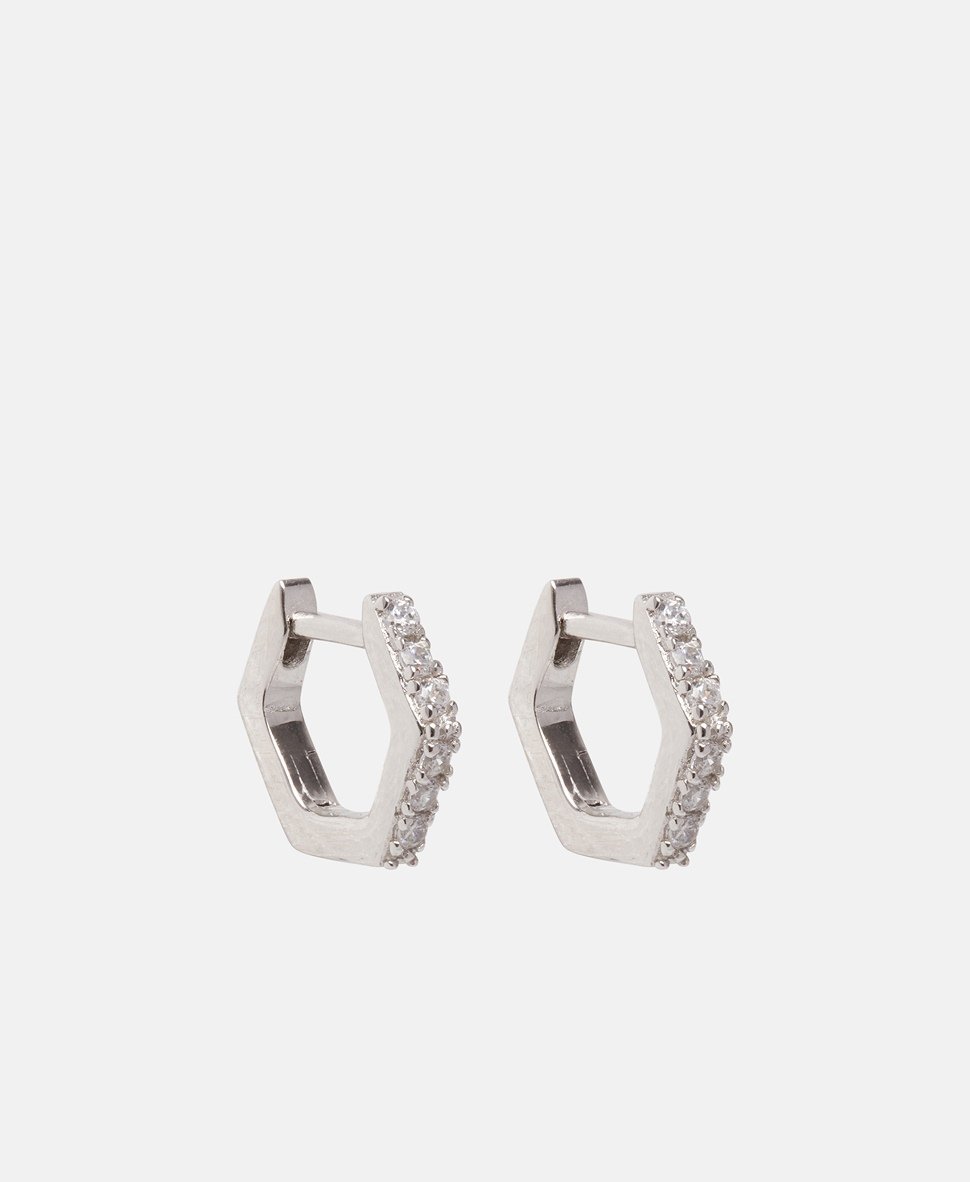 Lawrence Grey Jewelry Obručové náušnice Stříbrná 1