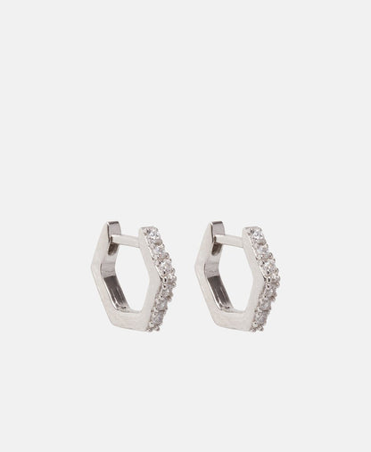 Lawrence Grey Jewelry Obručové náušnice Stříbrná 1