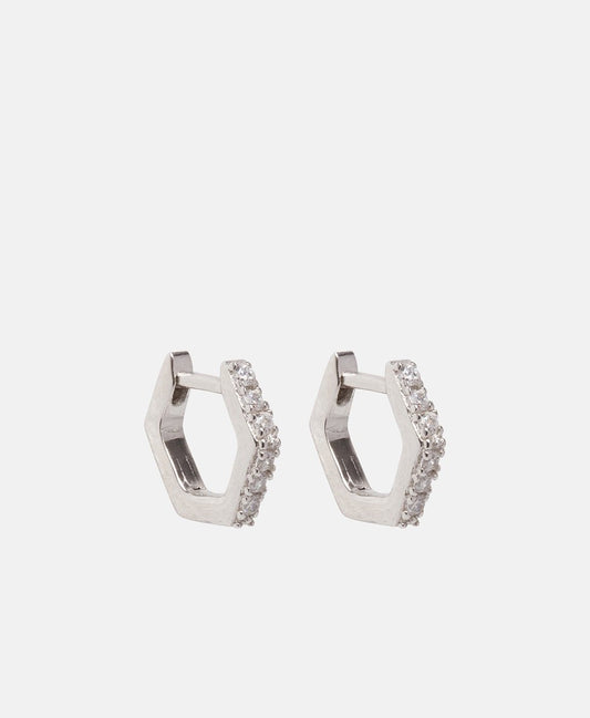 Lawrence Grey Jewelry Obručové náušnice Stříbrná 1