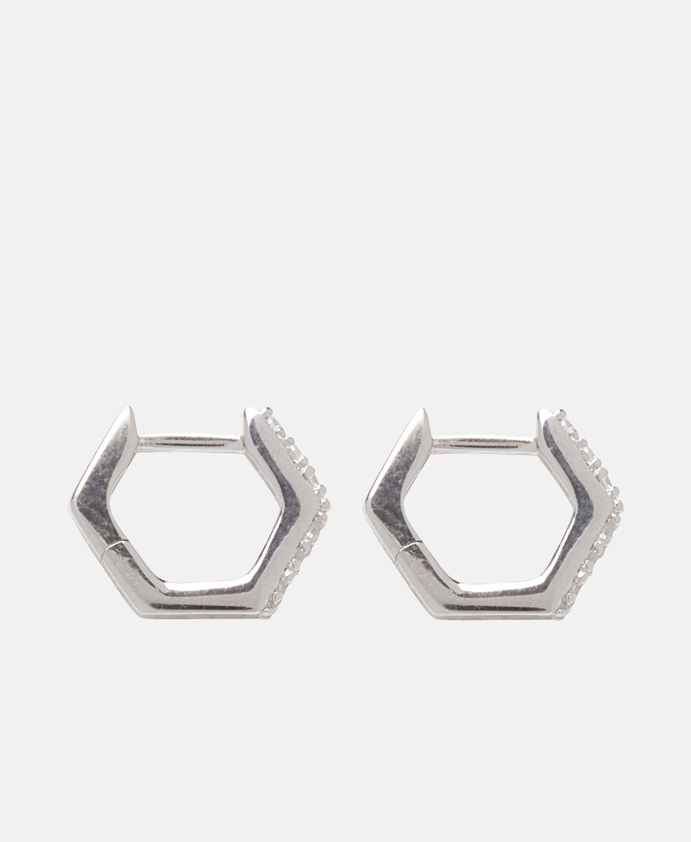 Lawrence Grey Jewelry Obručové náušnice Stříbrná 2