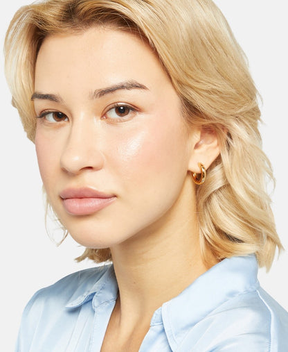Lawrence Grey Jewelry Obručové náušnice Zlatá 3