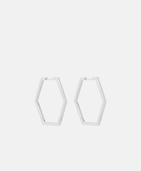Lawrence Grey Jewelry Obručové náušnice Stříbrná 1