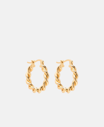 Lawrence Grey Jewelry Obručové náušnice Zlatá 1