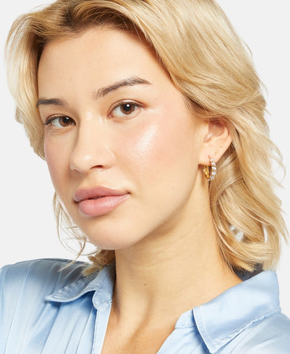Lawrence Grey Jewelry Obručové náušnice Zlatá 3