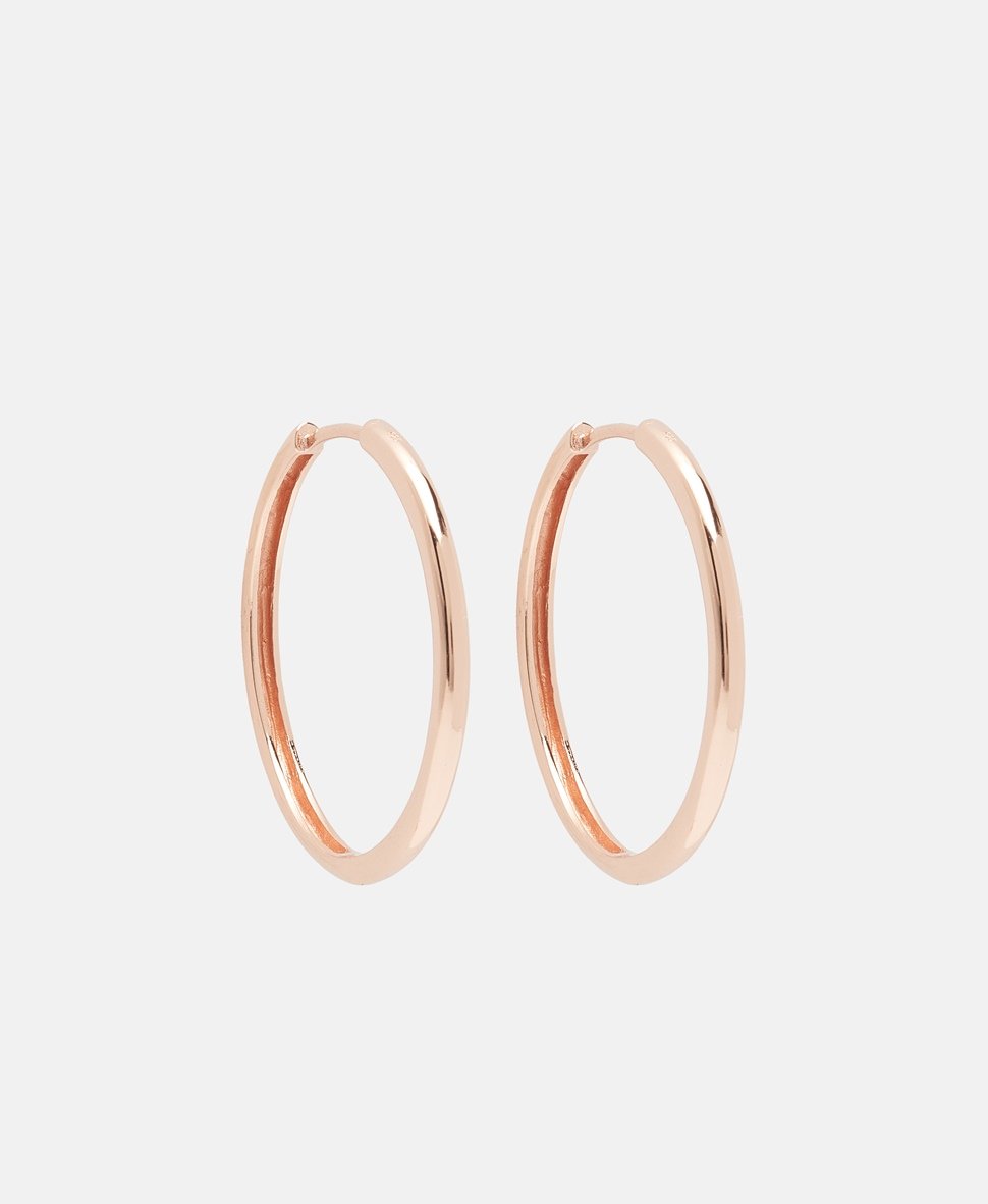 Lawrence Grey Jewelry Obručové náušnice Růžově zlatá 1
