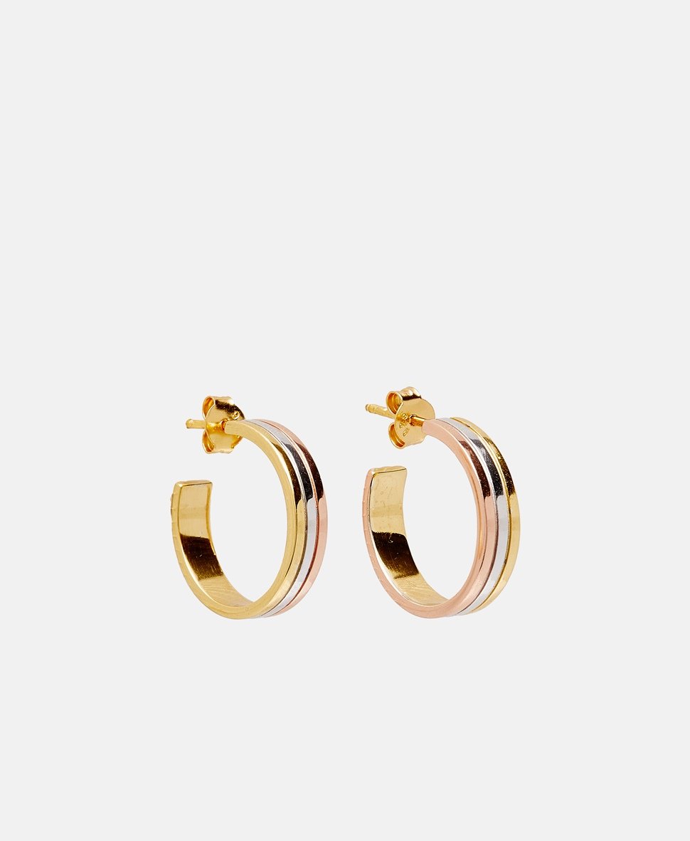 Lawrence Grey Jewelry Obručové náušnice Zlatá 1
