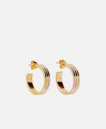 Lawrence Grey Jewelry Obručové náušnice Zlatá 1