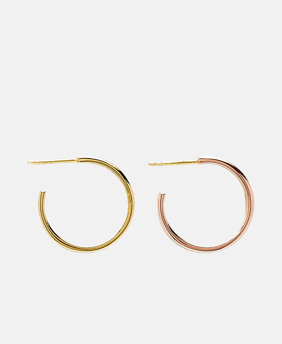 Lawrence Grey Jewelry Obručové náušnice Zlatá 2