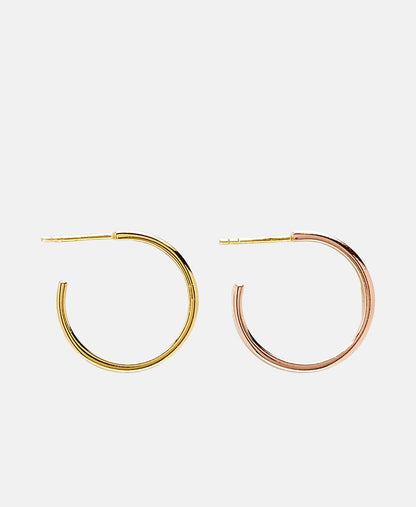 Lawrence Grey Jewelry Obručové náušnice Zlatá 2
