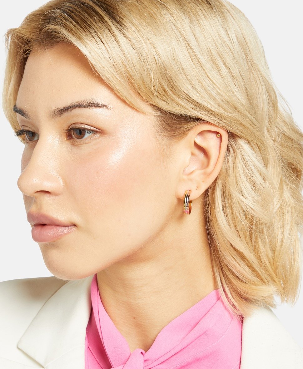Lawrence Grey Jewelry Obručové náušnice Zlatá 3