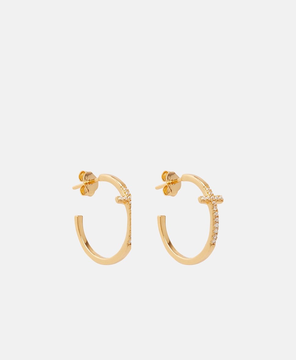 Lawrence Grey Jewelry Obručové náušnice Zlatá 1