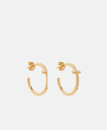 Lawrence Grey Jewelry Obručové náušnice Zlatá 1