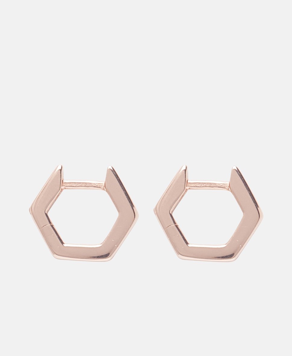 Lawrence Grey Jewelry Obručové náušnice Růžově zlatá 2