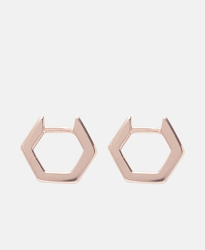 Lawrence Grey Jewelry Obručové náušnice Růžově zlatá 2