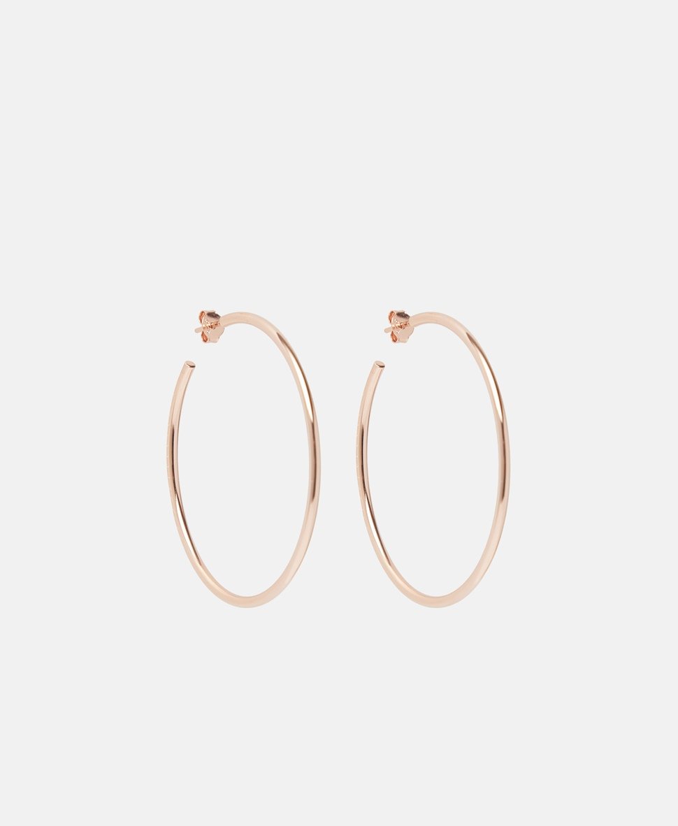 Lawrence Grey Jewelry Obručové náušnice Růžově zlatá 1