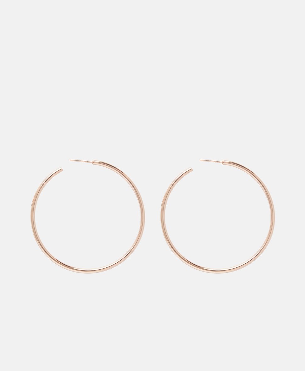 Lawrence Grey Jewelry Obručové náušnice Růžově zlatá 2