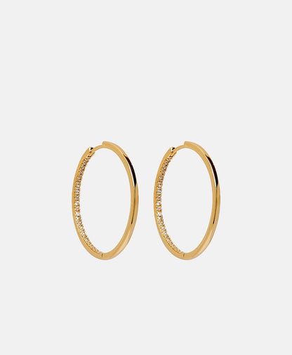 Lawrence Grey Jewelry Obručové náušnice Zlatá 1