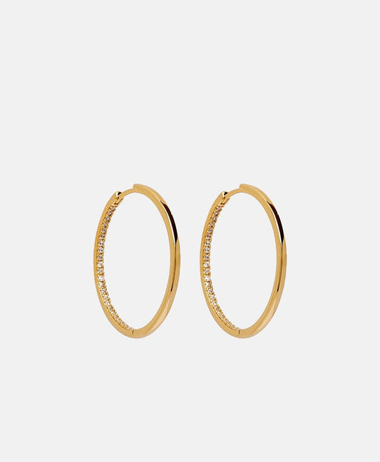 Lawrence Grey Jewelry Obručové náušnice Zlatá 1