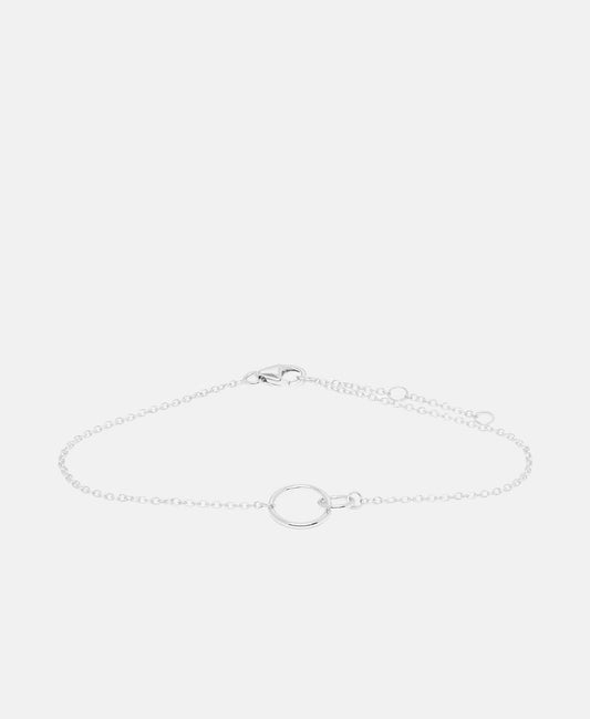 Lawrence Grey Jewelry řetízkový náramek s přívěskem Stříbrná 1
